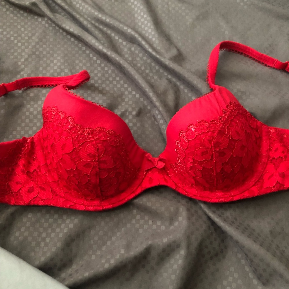 Red Sequin Bra